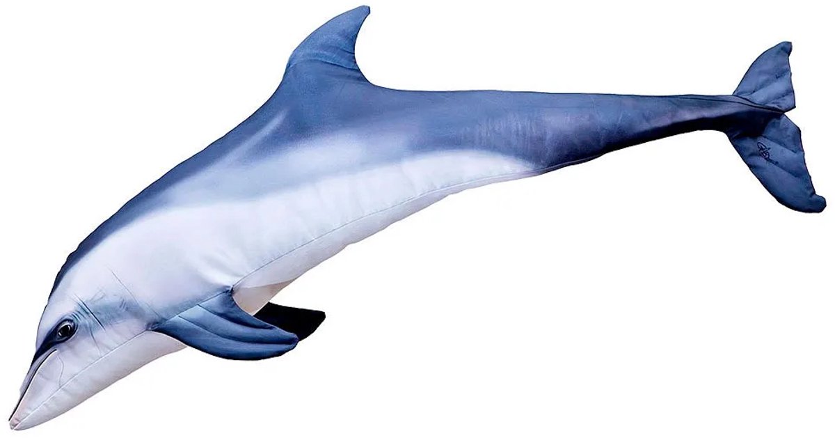 Gaby vis kussen Dolfijn / Tuimelaar 125 cm