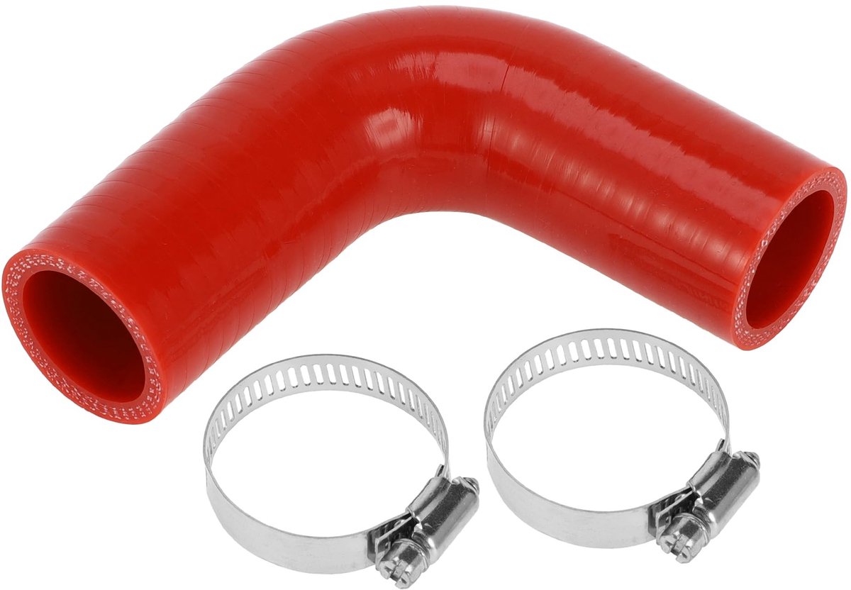 Dailygoods - 1 Set Siliconen Koelslang met Klemmen