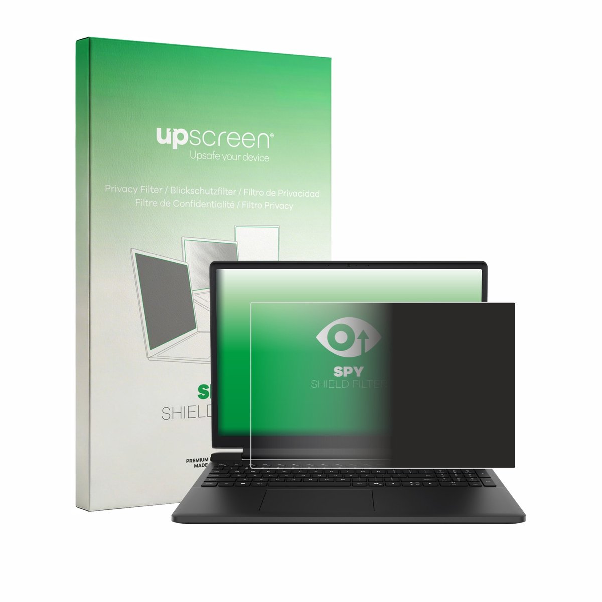 upscreen - privacyscherm voor Dell 15 DA15265 - privacy filter screenfilter Blauwlichtfilter