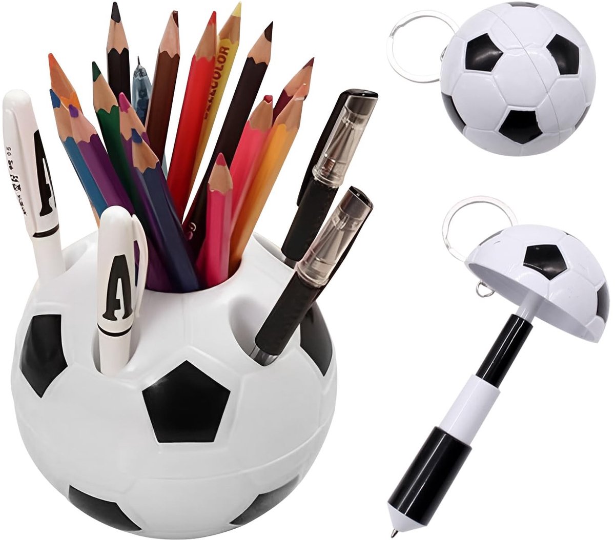 Dailygoods - Multifunctionele Voetbal Penhouder en Organizer voor Bureau