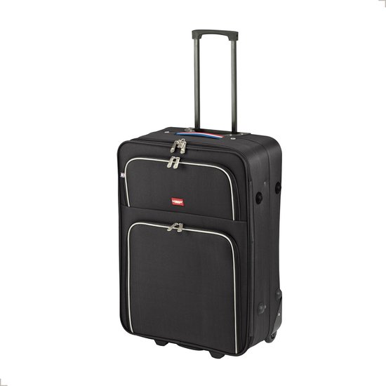 Princess Barcelona Dutch Design - Reiskoffer - 62x40x23 cm - 50L - Lichtgewicht Koffer - Zwart