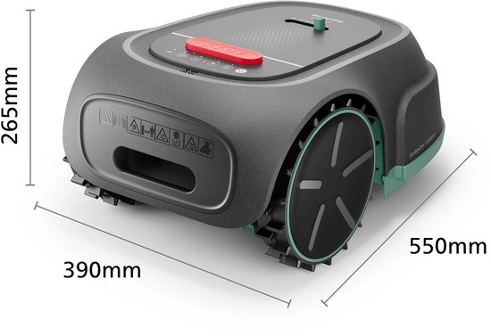 Philips robotmaaier 3000-serie - kruismaaien, GPS-mapping, slim maaien, regensensor, grijs (RSL3000/10) van Philips — afbeelding 3