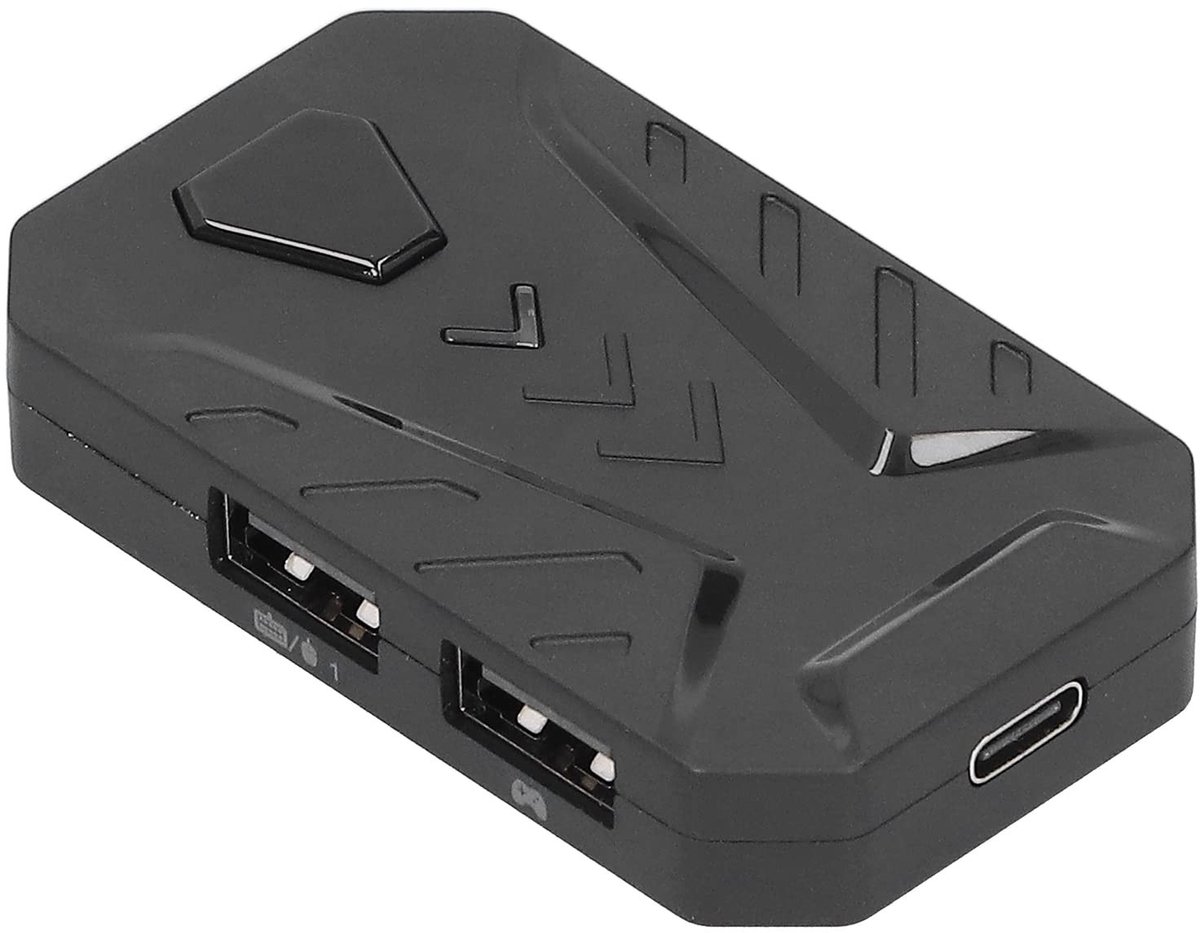 Dailygoods - Dailygoody - Game Controller Adapter - Toetsenbord en Muis - Plug and Play - OTG-Adapter - Programmeerbare Toetsen - Geschikt voor 3/4, 360/One