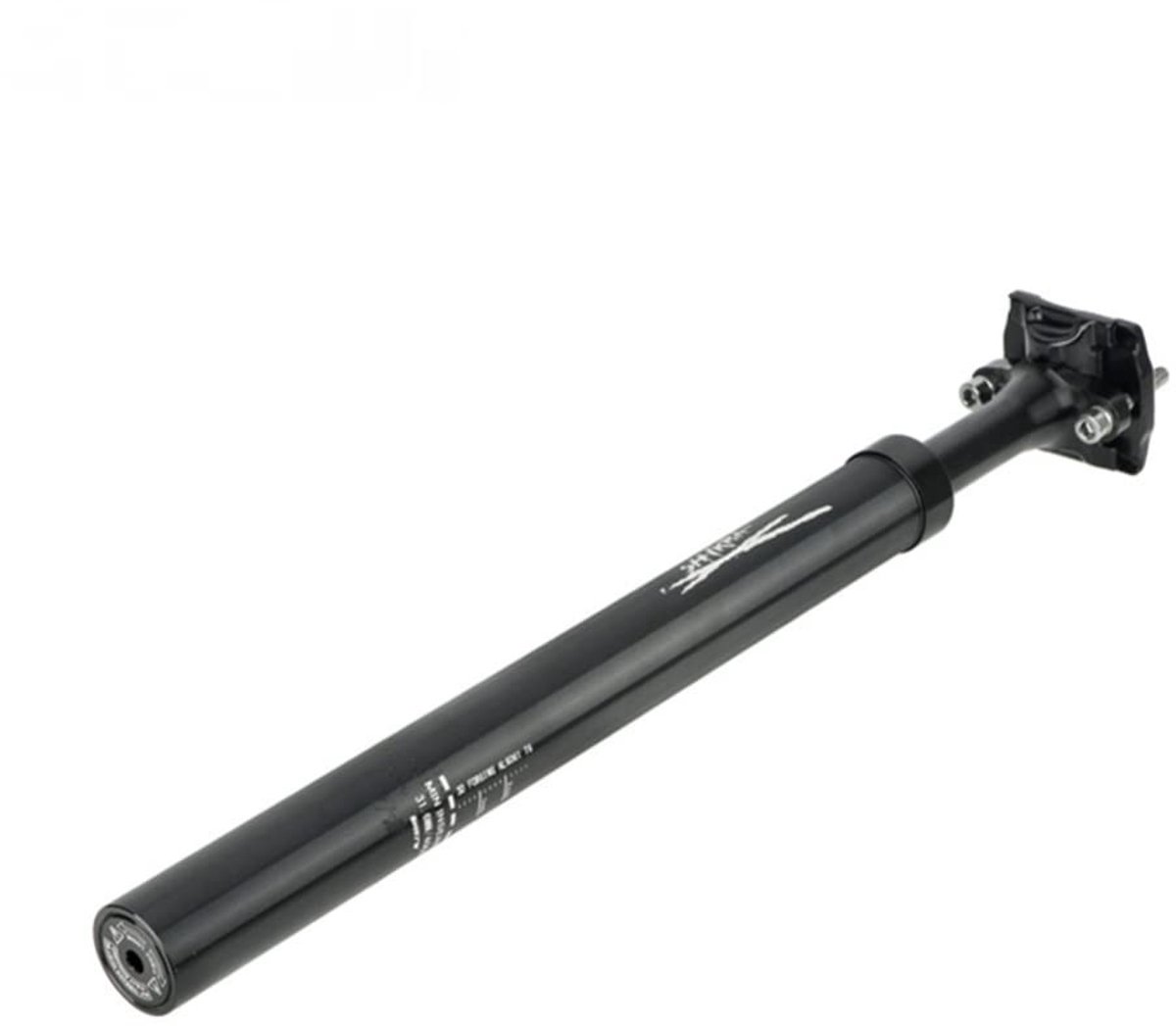 Dailygoods - Dailygoody - Fiets schokbestendige zadelpen - Schokdemper veer - Comfortabele rit - 30,4 x 400 mm - Schokabsorberende zadelbuis - Ideaal voor MTB fiet
