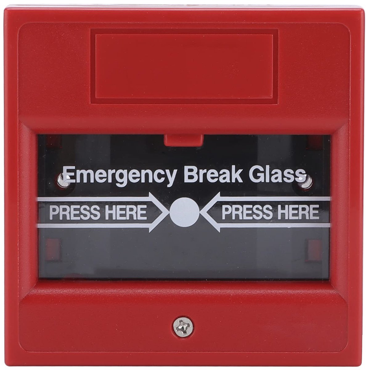 Dailygoody - Glasbreuk Alarm - Nooduitgang Knop - Veiligheidsoplossing - Compact - Brandveiligheid - Handig voor thuis en werk - Alarmfunctie