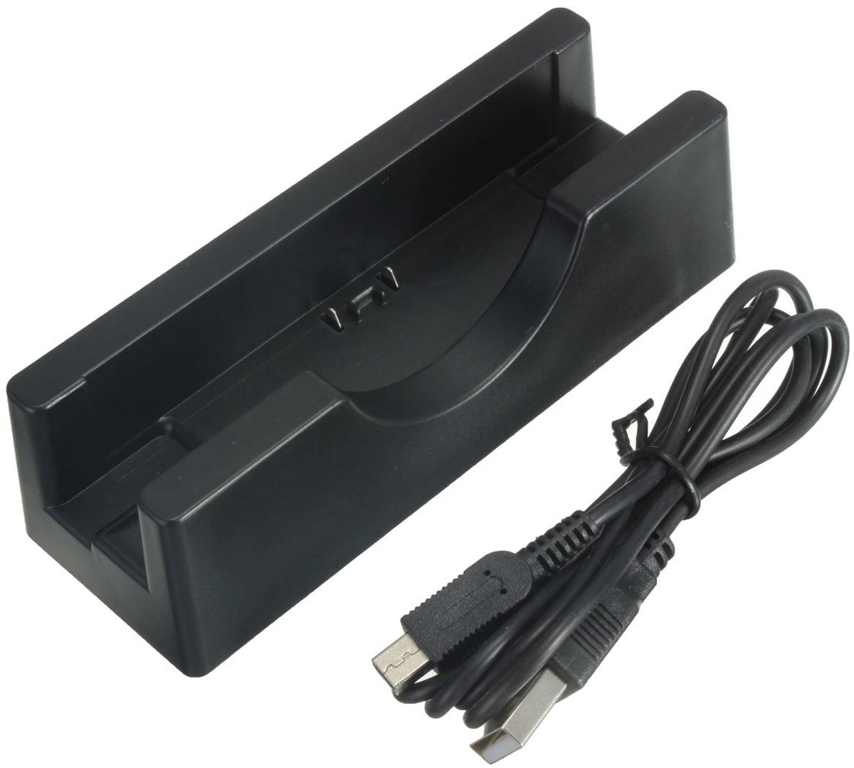 Dailygoody - Oplader Dock Stand Cradle voor Nintendo 3DS - USB Charger - Handig en Compact - Inclusief Oplaadkabel - Geschikt voor 3DSLL/XL - Ideaal v