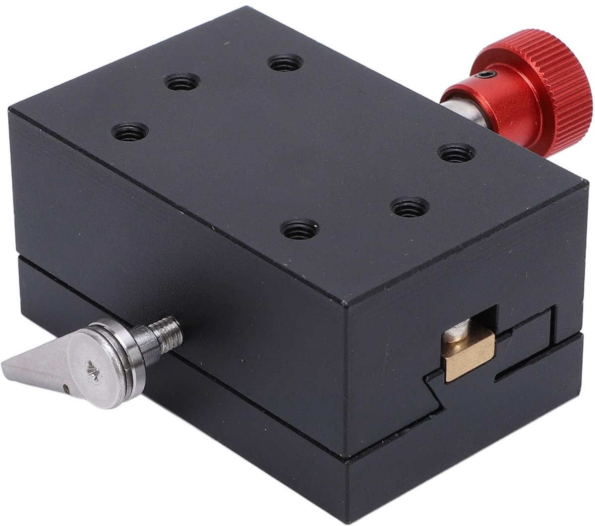 Dailygoody - OmGoods - Dailygoody - 40 Mm X-assen Verplaatsingsplatform - Handmatig Schuifplatform - Compact Ontwerp - Aluminium - Zwaluwstaartgroef - Gereedschap - Geschikt