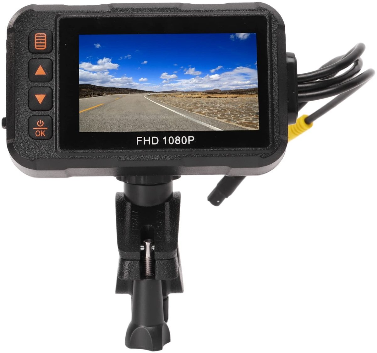 Dailygoody - OmGoods - Dailygoody - 3 Inch Motorfiets Dashcam - 1080P Dubbele Camera - Waterdichte Rijrecorder - Geschikt voor Motoren - Ondersteuning Lusopname - Parkeerbew..