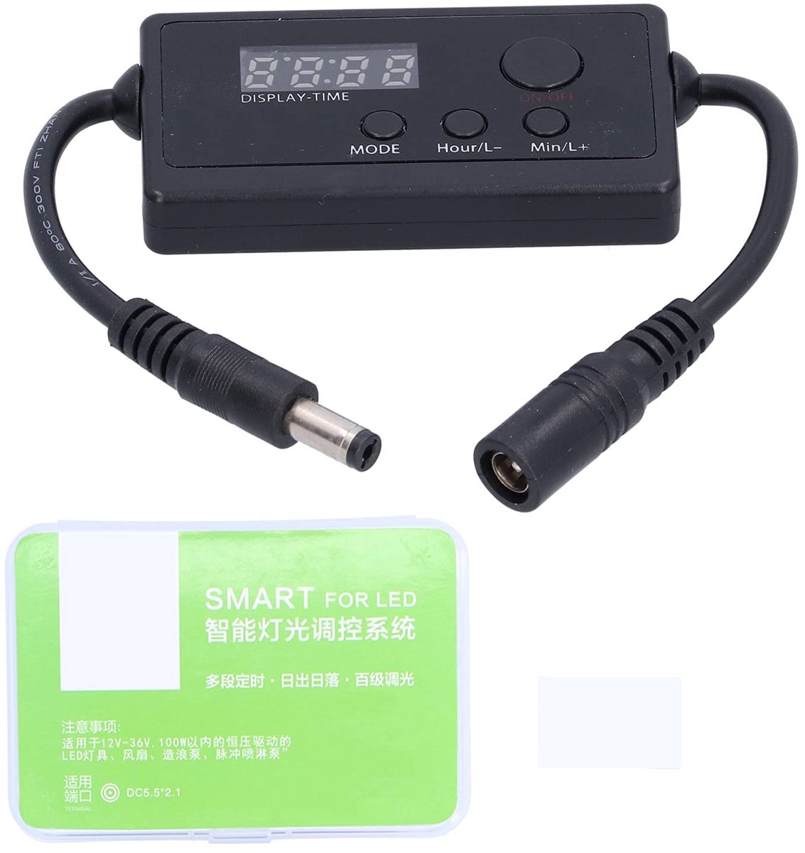 Dailygoody - Led-dimmer voor Aquarium - Intelligente Synchronisatiedimmer - 100-traps Dimming - Compact Formaat - Geschikt voor Planten en Huisdieren .