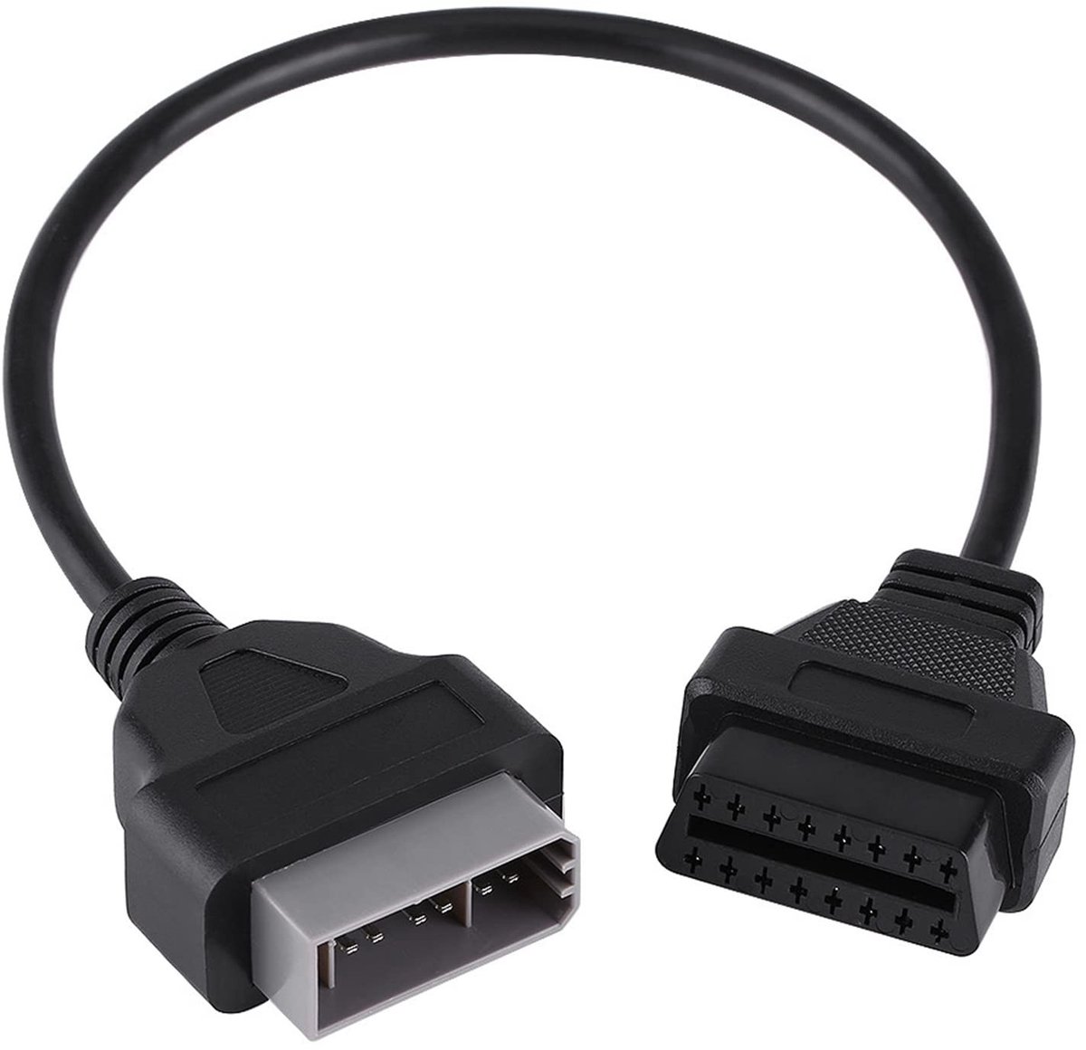 Dailygoody - 14-pins naar 16-pins OBD2-adapterkabel - Diagnosetools aansluiting - Flexibel en duurzaam - Geschikt voor voertuigen - Hoogwaardige mater