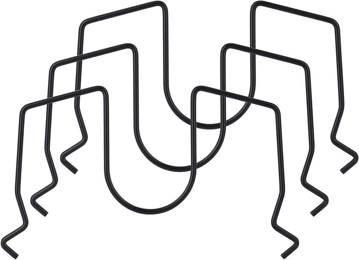 3 extra verdelers voor pannendekselhouder, zwart, 21 cm (diepte) x 13,3 cm (hoogte)
