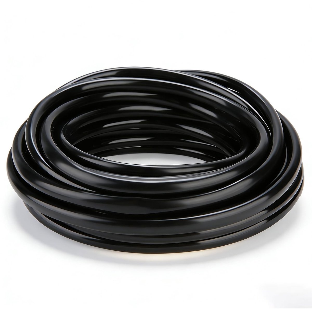 Dailygoods - Dailygoody - Waterpijp Tuinslang - Flexibele PVC Buis - 10 Meter - Zwart - Irrigatie Slang - Geschikt voor Auto Wassen - 11,2 mm Buitendiameter