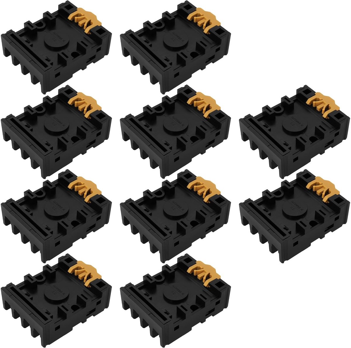 Dailygoods - Set van 10 Octale Relais Basiscontactdozen voor Elektronische Toepassingen