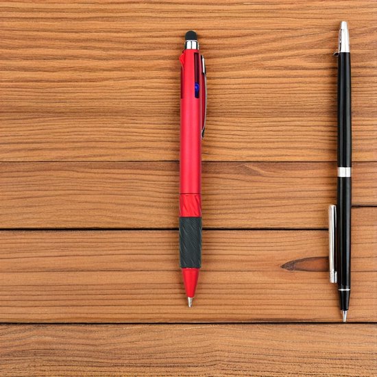 Dailygoods - Set van 4 Multifunctionele Balpennen met Stylus Functie — afbeelding 3