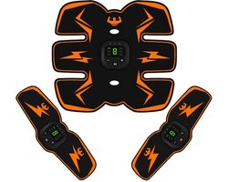 ABS-stimulator voor buikspieren, spierstimulator, EMS ABS-trainer voor bodytoning en fitness, USB-oplaadbare toningsgordel, ABS Fit Weight Muscle Toner-trainingsapparaat voor mannen en vrouwen
