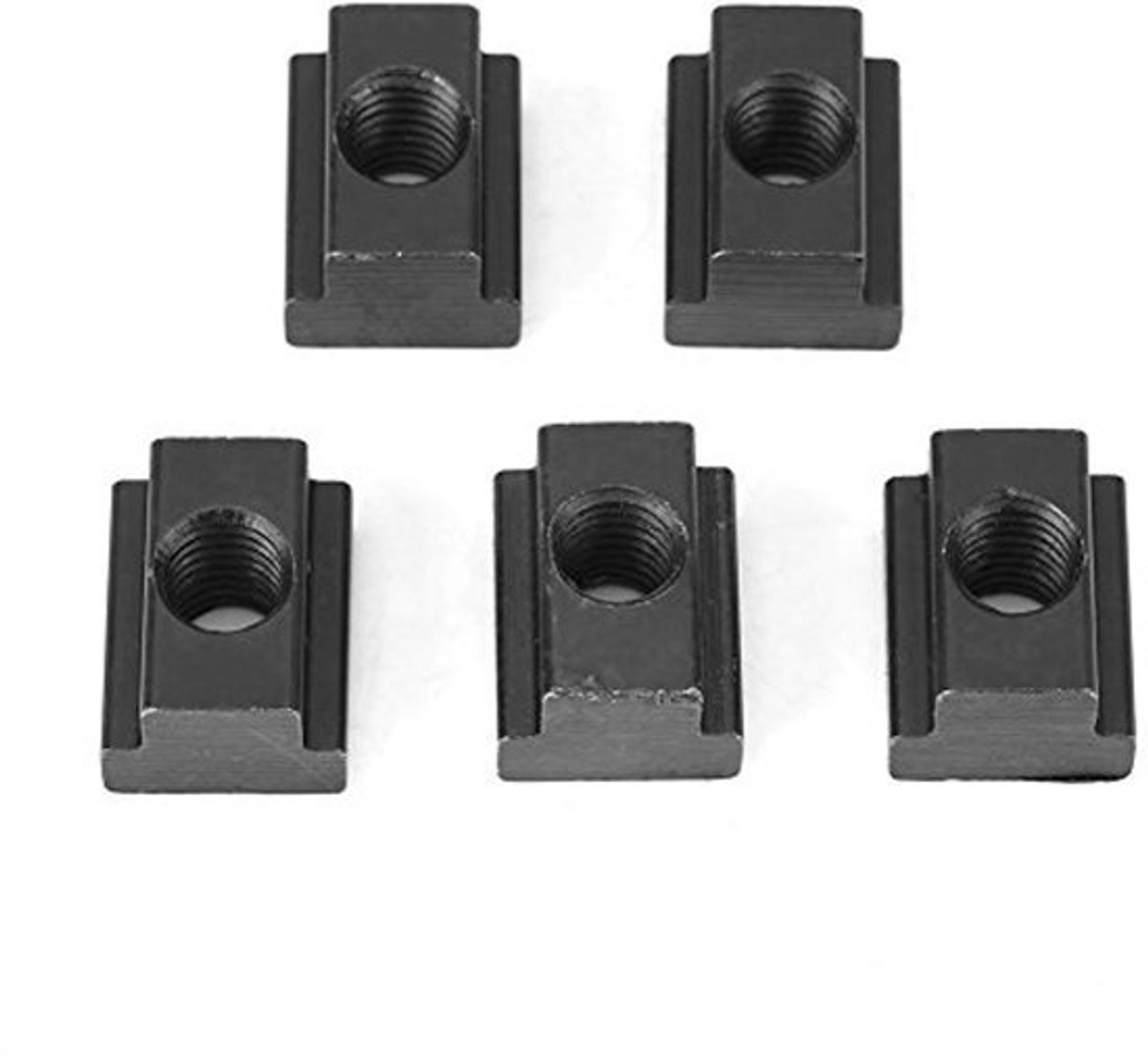 Koolstofstaal T-Nut M10 - Zwarte oxide-afwerking - Hoge hardheid