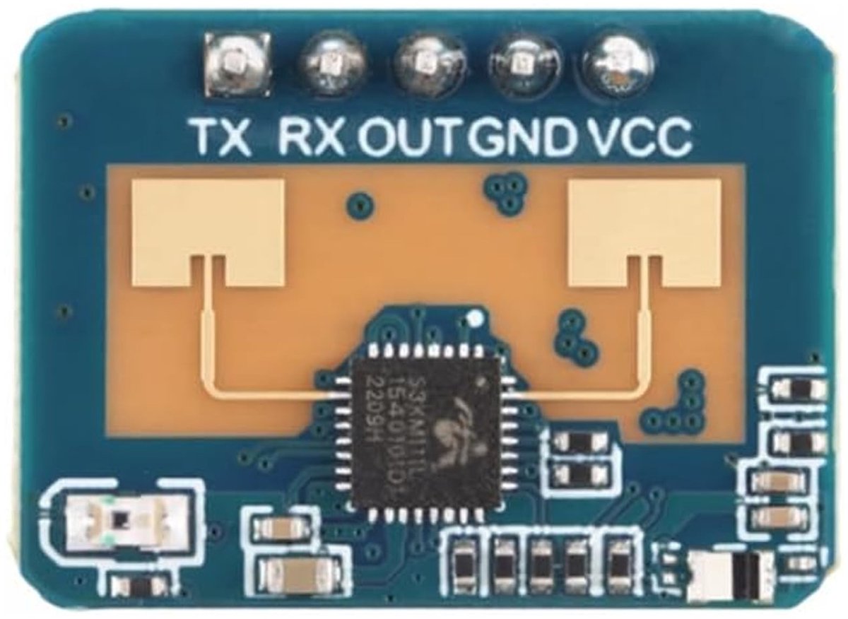 Dailygoods - Dailygoody - Radar Sensor Module - Millimeter Wave Beweging Detectie - 24GHz - Bewegingsdetectie Sensor - Hooggevoeligheid - Geschikt voor Beveiliging