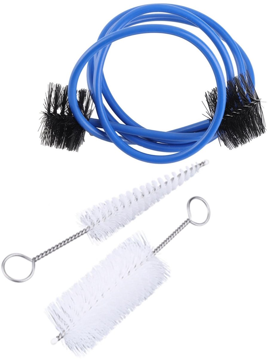 Dailygoods - Set van 3 Trompetreinigingsborstels voor Eenvoudig Onderhoud