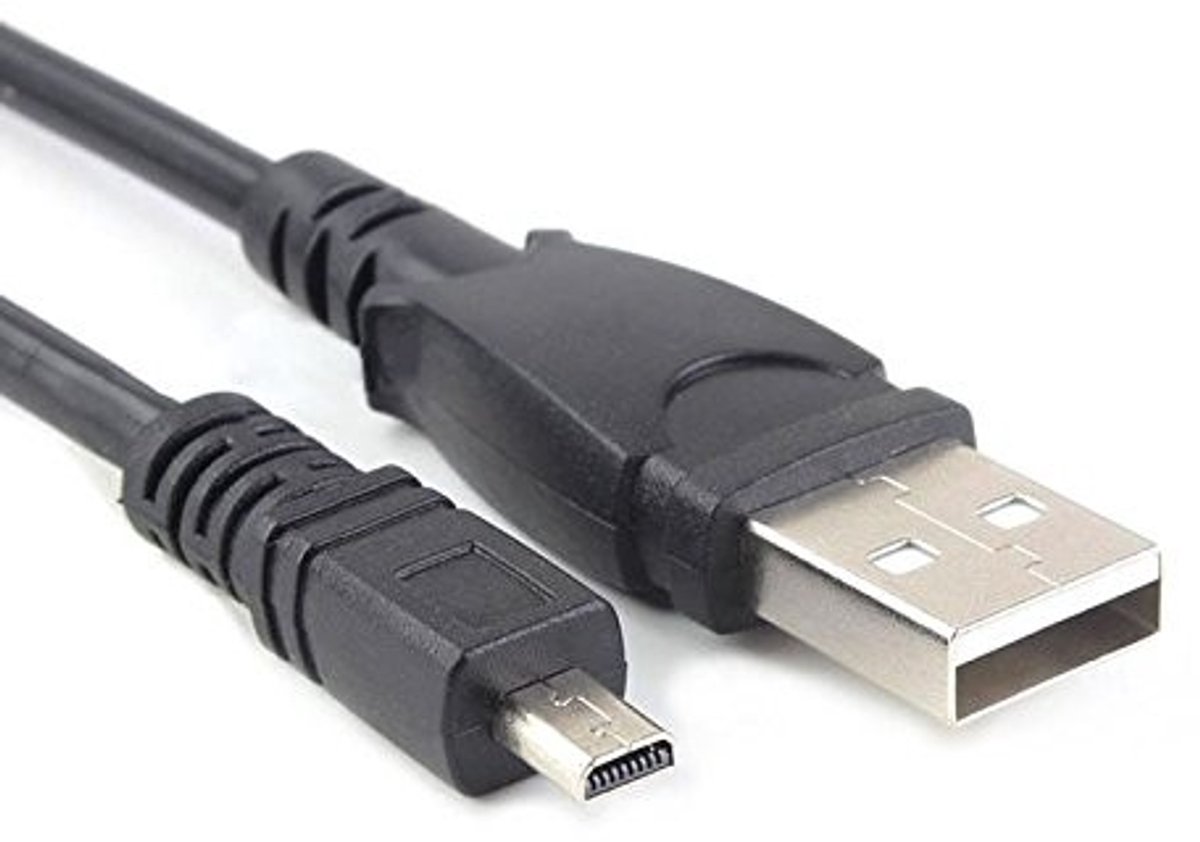 Dailygoods - Dailygoody - Panasonic Lumix DMC-SZ1 USB Kabel UC-E6 - Hoge Snelheid Data Overdracht