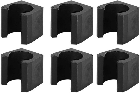 Dailygoods - Dailygoody - Billiard Cue Clip - Ruimtebesparende Snooker Clip - Houder voor Pool Stokken - Set van 6 Stuks - Ideaal voor Organisatie - Geschikt voor .. van Dailygoods — afbeelding 2