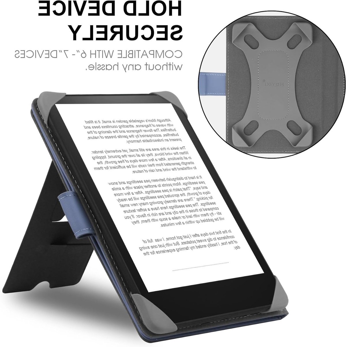 Universele E-reader Hoes voor 6.8 inch en 7 inch, Compatibel met Pocketbook, Tolino, Sony, Kindle en Kobo, Bescherming en Stijl voor E-Book Readers – foto 2