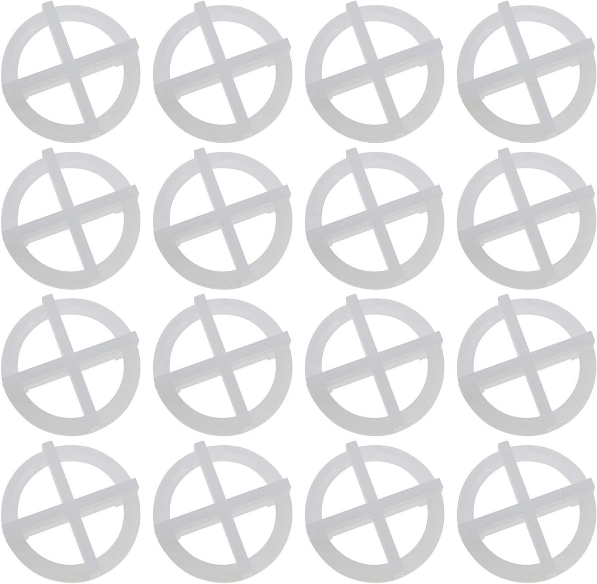 200 Stuks 2mm Herbruikbare Tegelnivelleersysteem Spacers voor Perfecte Tegeldistantie en Nivellering van Vloer en Wandtegels