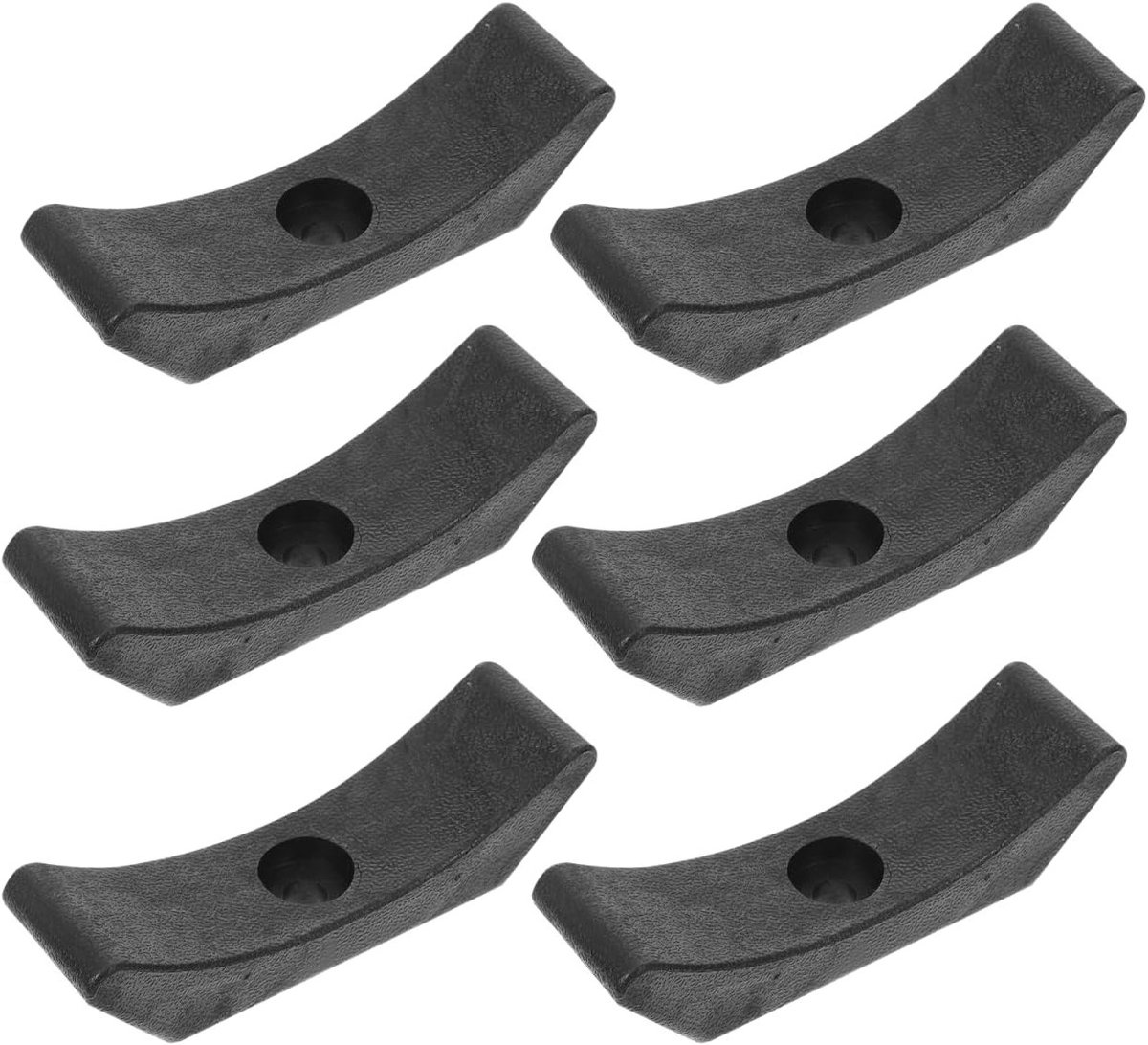 Set van 6 Dumbbell Standaards voor Thuistraining - Opbergplaten voor Dumbbells, Fitnessaccessoires en Gewichten