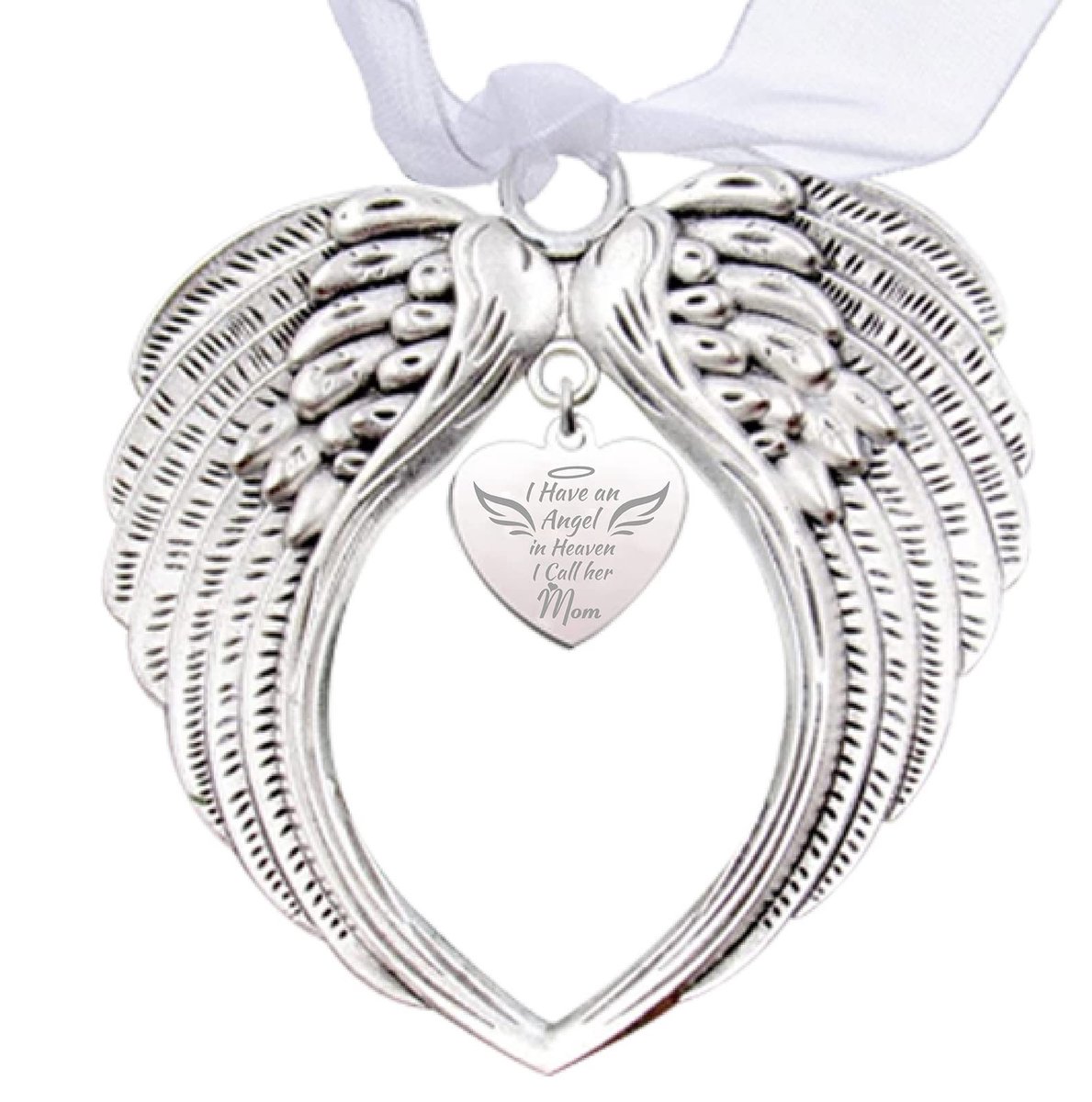 Dailygoody - Memorial Kerstversiering - Engelvleugel Hangers - Herinnering aan Verlies - Ik heb een Engel in de Hemel - Geschenken voor Feestdagen - V