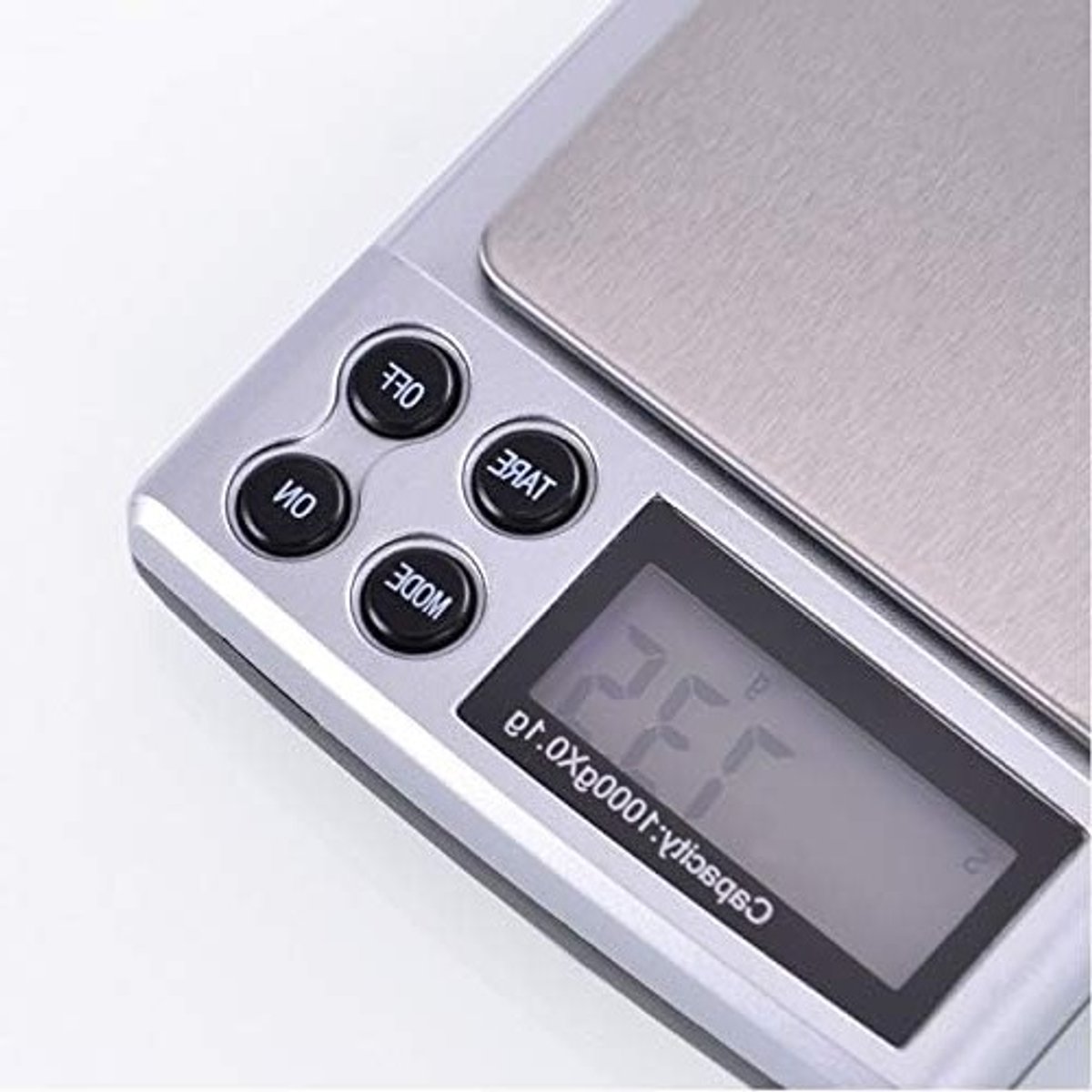 Digitale weegschaal voor juwelen, munten en kruiden - 200g/0.1g met LCD-display en compacte afmetingen
