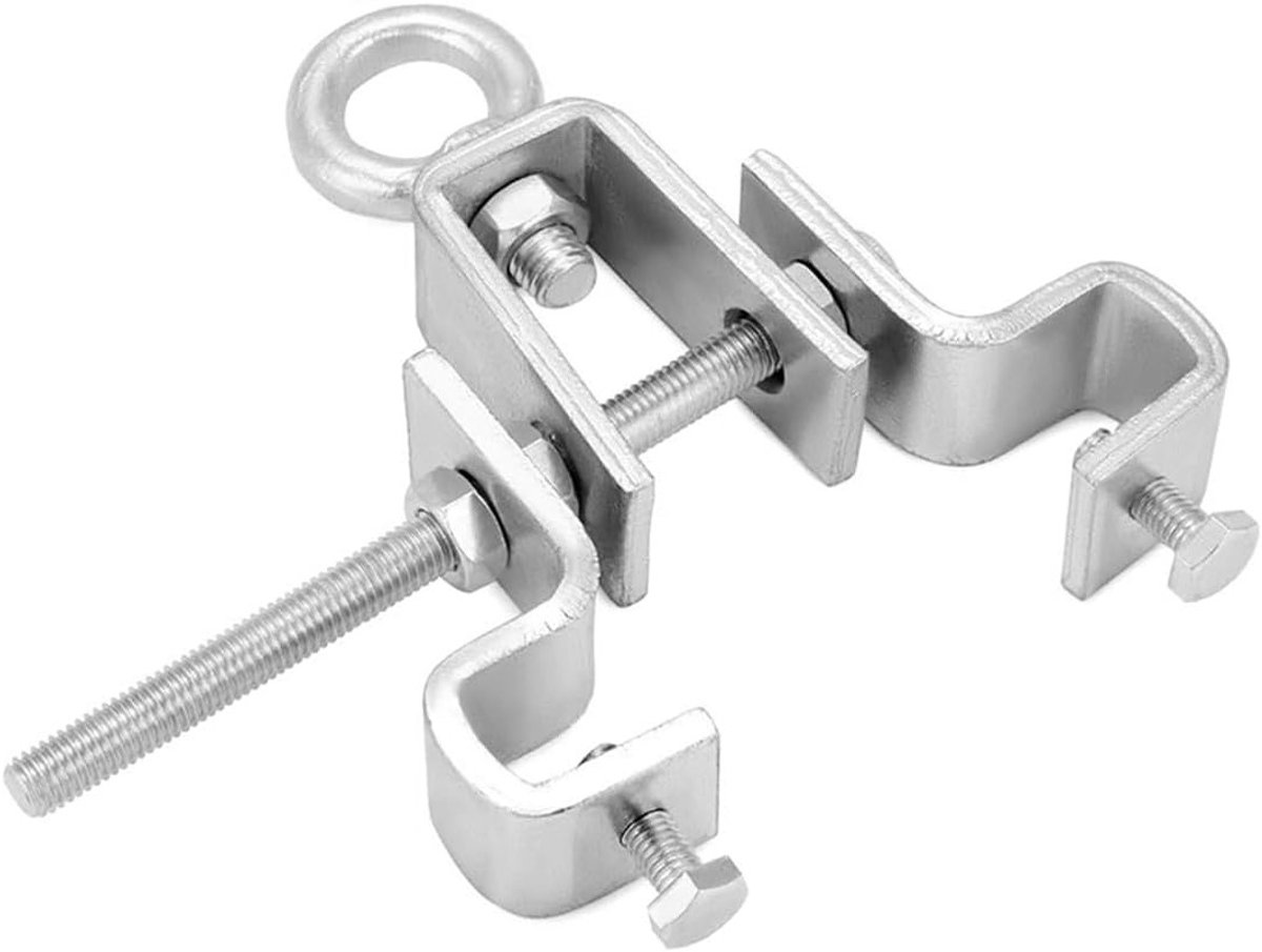Verstelbare Hangbeugel voor Bokszak, I-Beam Klemhouder, Universele Bevestigingsaccessoires voor Sport en Fitness, Geschikt voor Balken van 6.3cm tot 19cm
