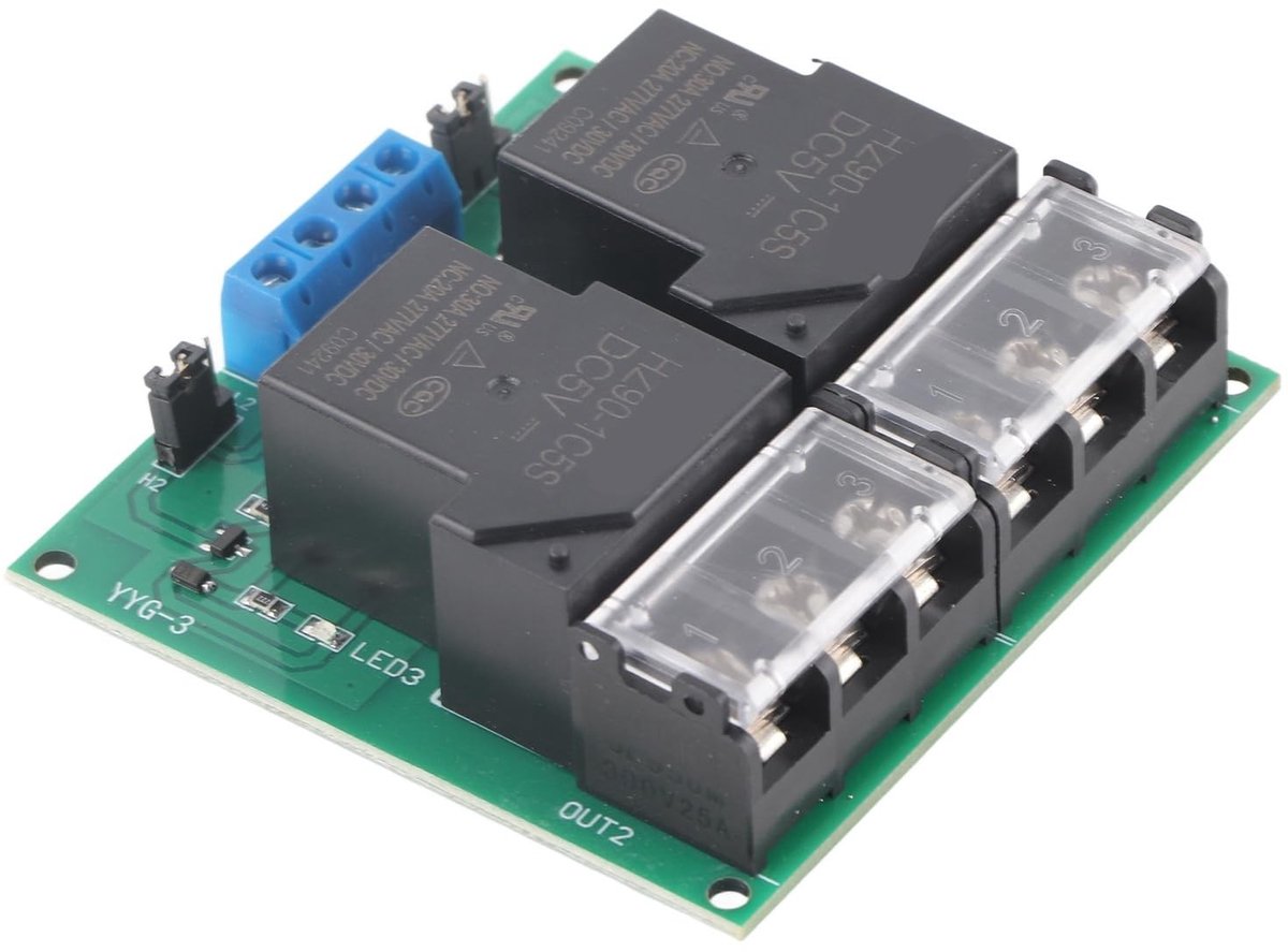 Dailygoods - Dailygoody - Bidirectioneel Relais Module - Elektronische componenten - 30A vermogen - DC12V 5V - Hoge prestaties - Betrouwbare schakeling - Geschikt ...