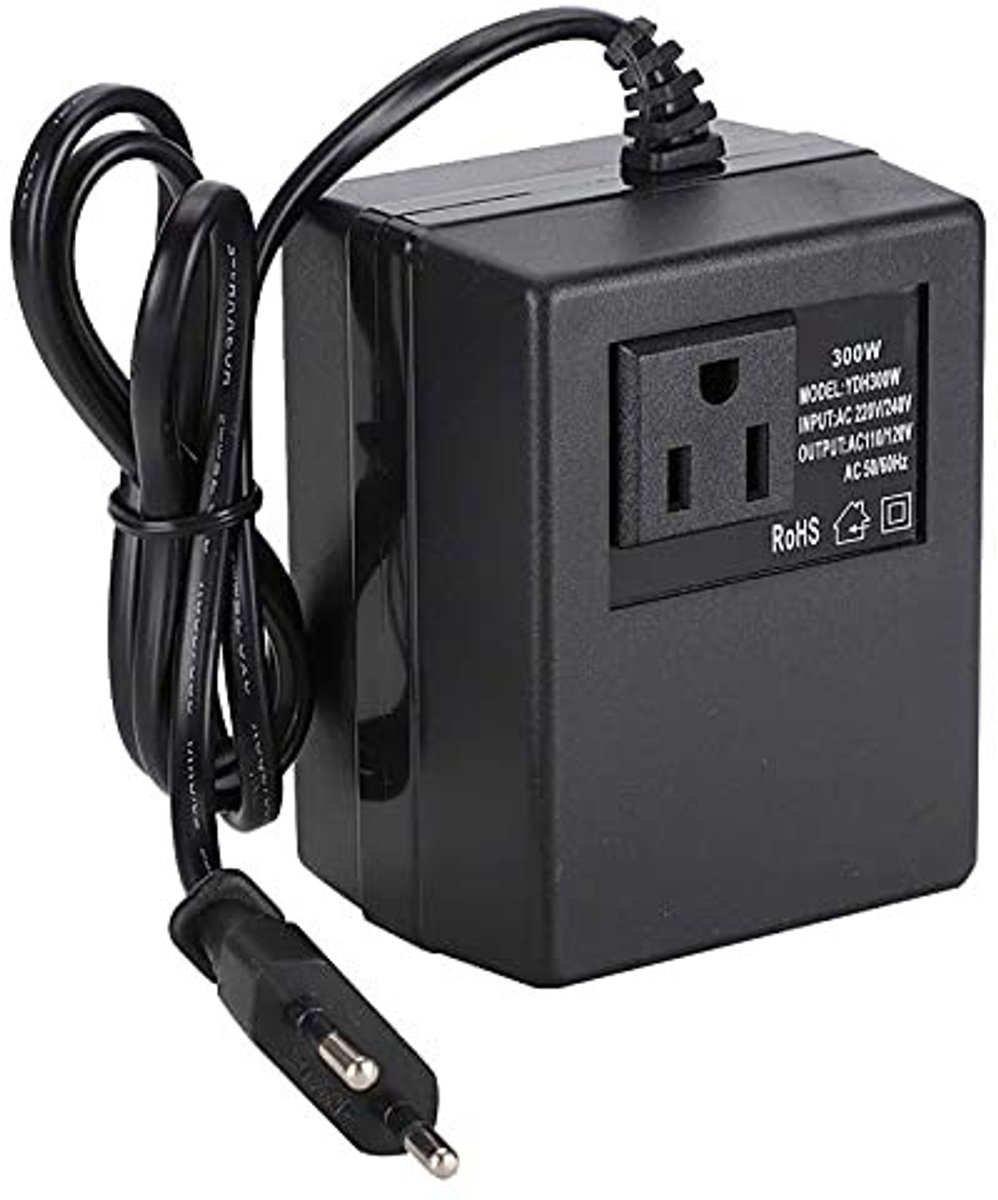 Dailygoody - 300W Power Transformer - Reisstekkeradapter - Lichtgewicht en compact - AC 220V naar 110V - Ideaal voor internationale reizen - Hittebest