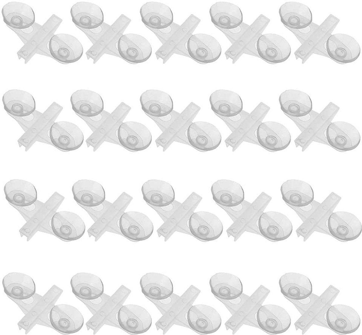 Dailygoods - 20 Stuks Zuignap Houder voor Aquarium en Vistank