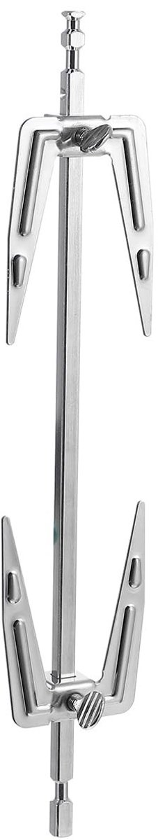 Dailygoods - Dailygoody - Roestvrijstalen luchtfriteuse accessoires - Grillvork voor barbecue - Zilver - Vaatwasserbestendig - Voor thuis en buiten koken - Varkens