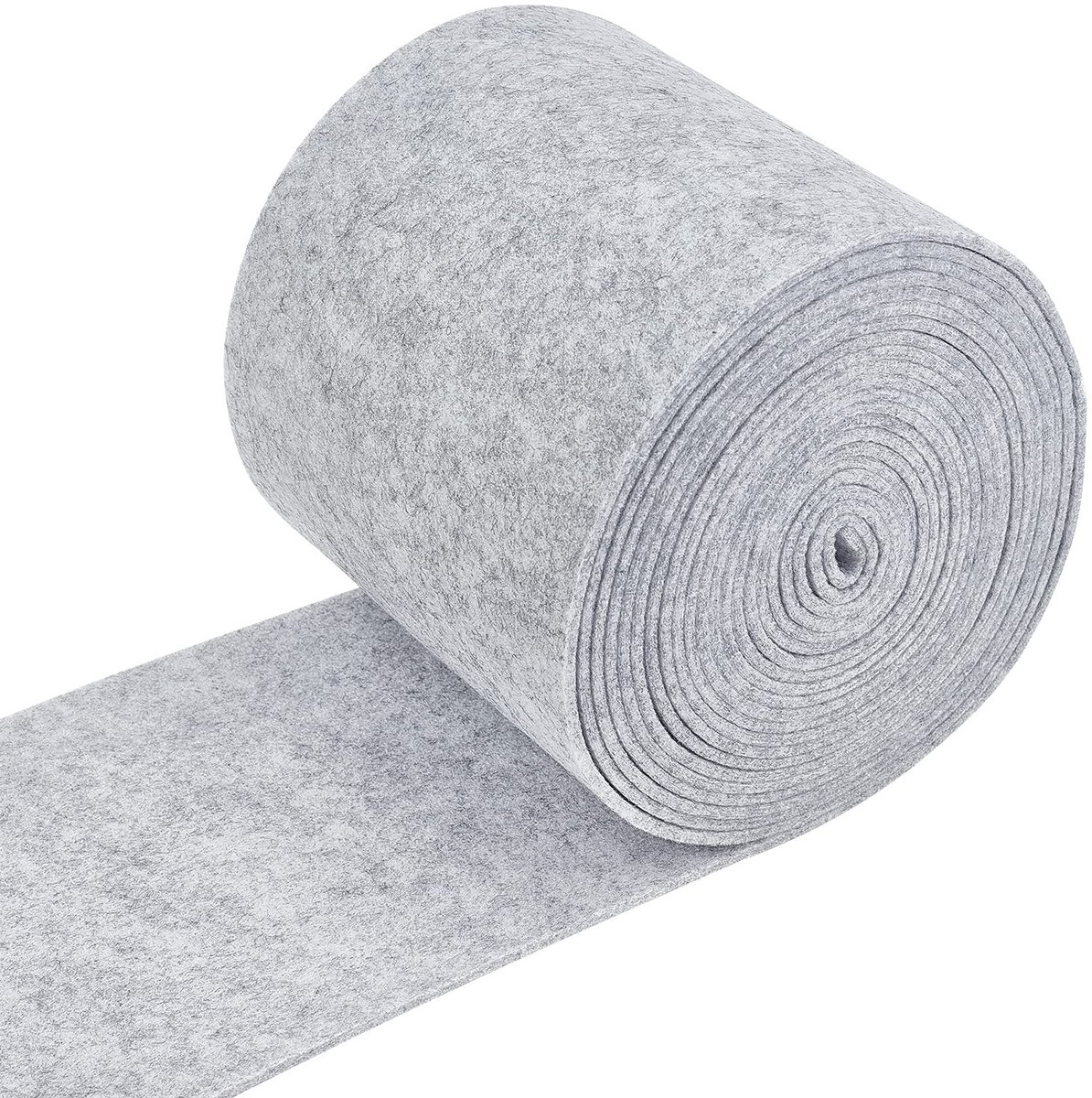 Dailygoods - Zilveren Vilten Stof Rol van 6 m voor Handwerk en Naaien