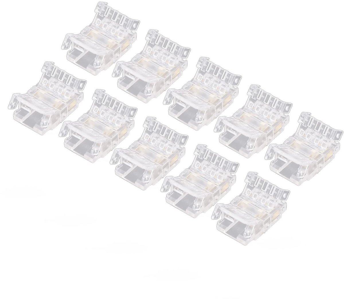 Dailygoods - 10 Stuks 3-Pin LED Strip Kabel Connectors