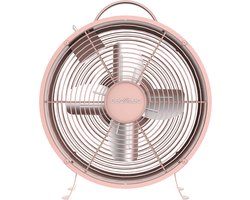 Tafelventilator Cecotec 25W – Retro Roze Bureauventilator – 8 Inch – 2 Snelheden – Stabiele Voet