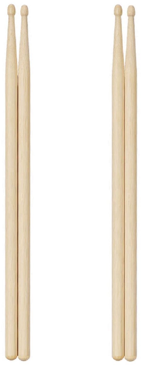 Dailygoods - Dailygoody - Houten Drum Sticks - Drumsticks voor Kinderen en Volwassenen - Esdoornhout - Klassieke Drumsticks - Duurzaam en Flexibel - Geschikt voor