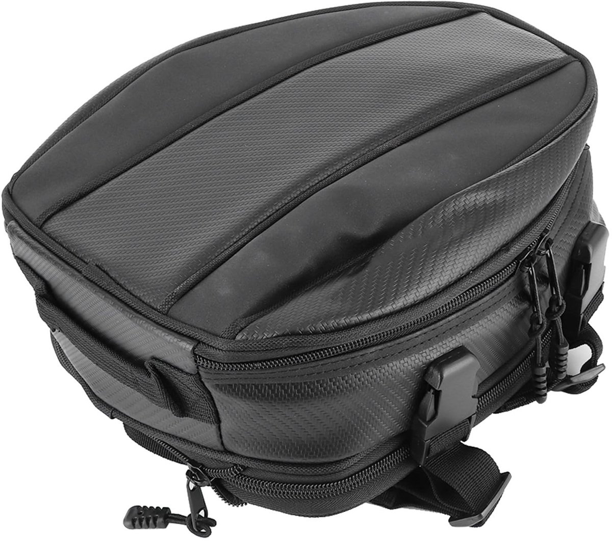 Dailygoods - Dailygoody - Zadeltas - Waterdicht - Multifunctioneel - Grote capaciteit - Geschikt voor fiets en motorfiets - 14 x 24 x 30 cm