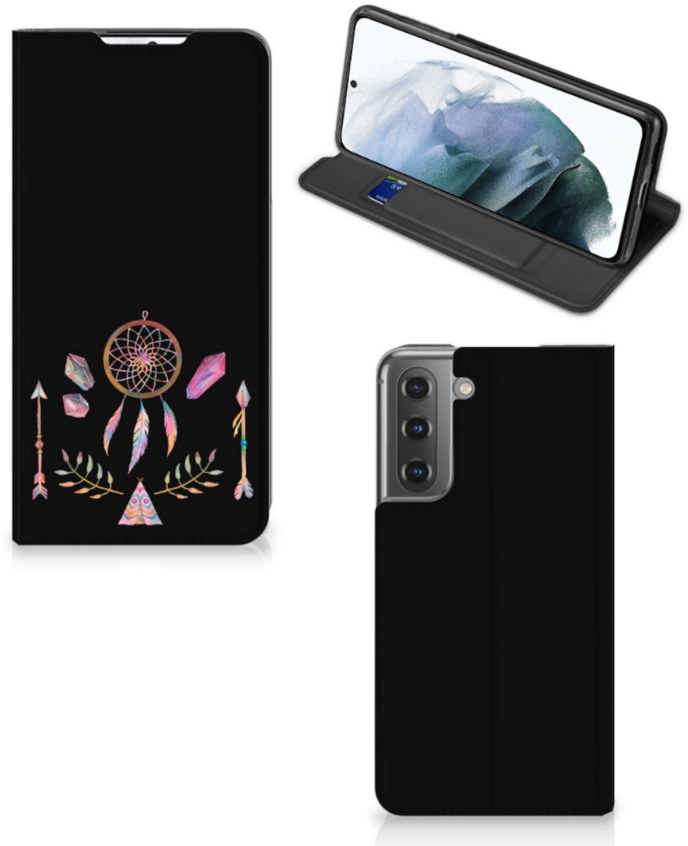 Samsung Galaxy S21 FE Magnet Case Boho Dreamcatcher