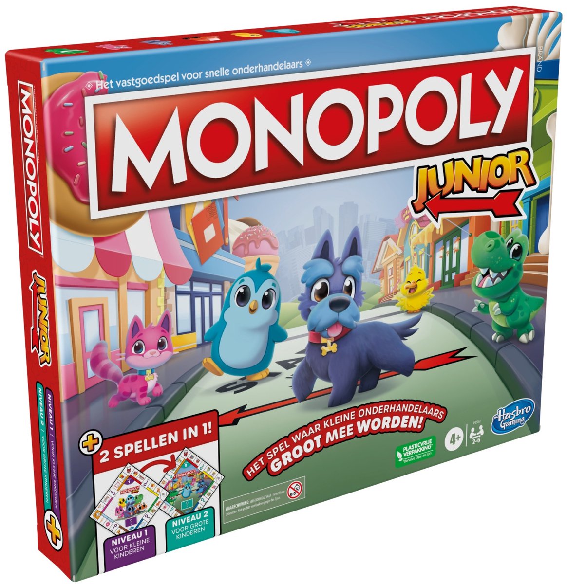 Monopoly Junior-bordspel, 2 spellen in 1 — afbeelding 20
