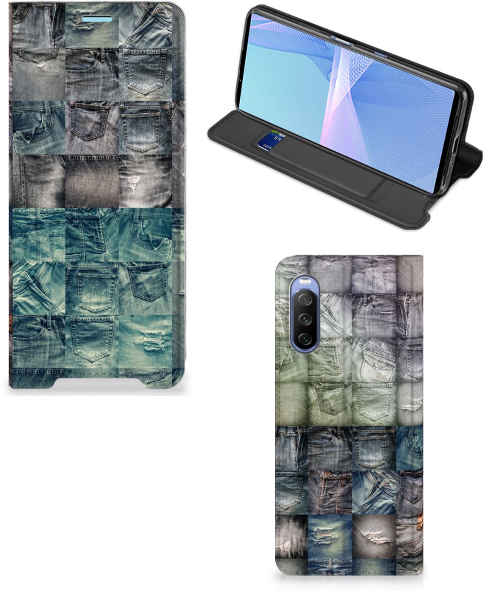 Hippe Standcase Sony Xperia 10 III Spijkerbroeken