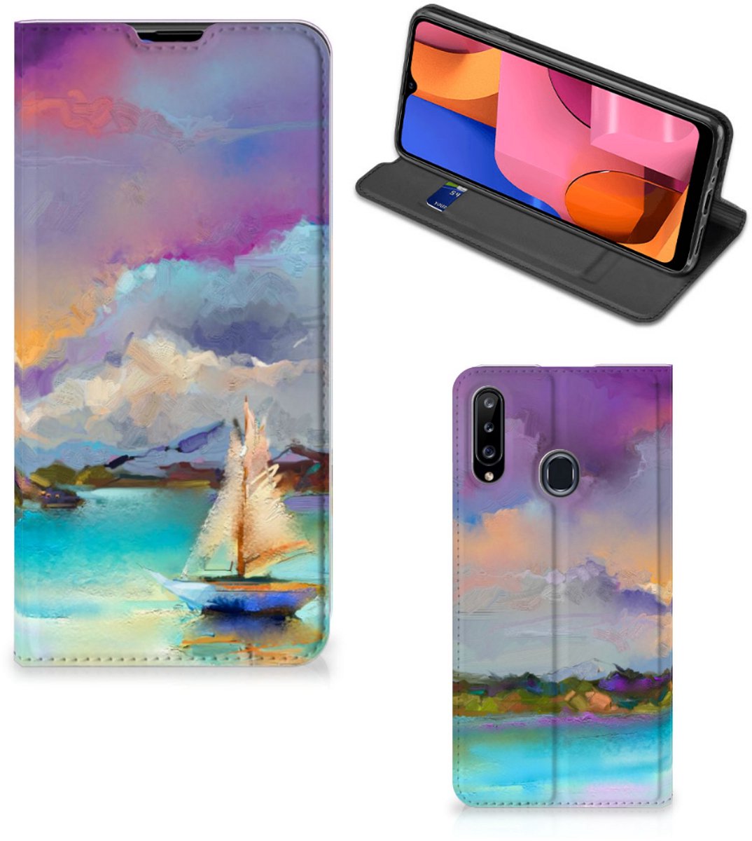 Bookcase Samsung Galaxy A20s Boat