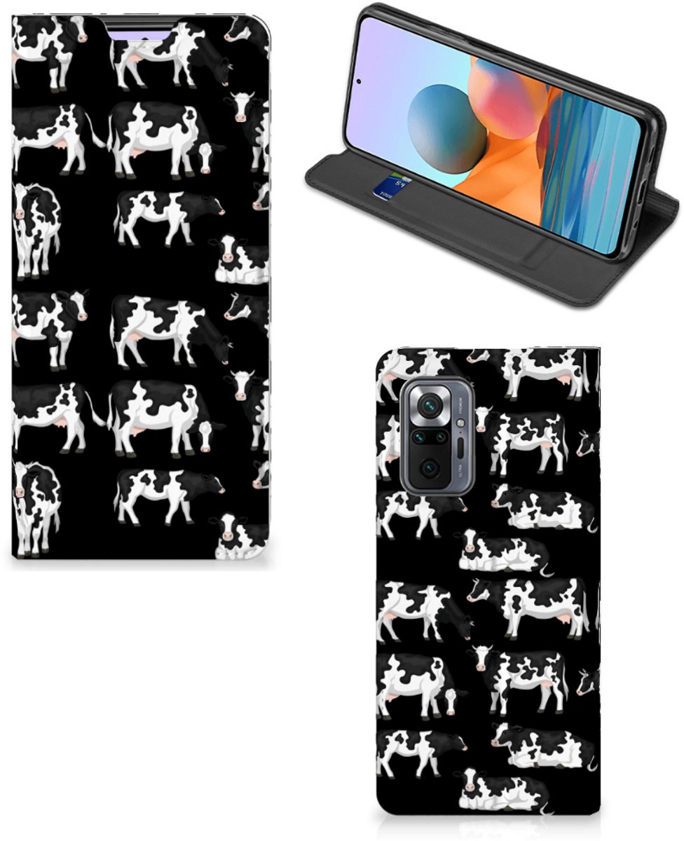 Standcase Hoesje voor Xiaomi Redmi Note 10 Pro Hoesje maken Koetjes