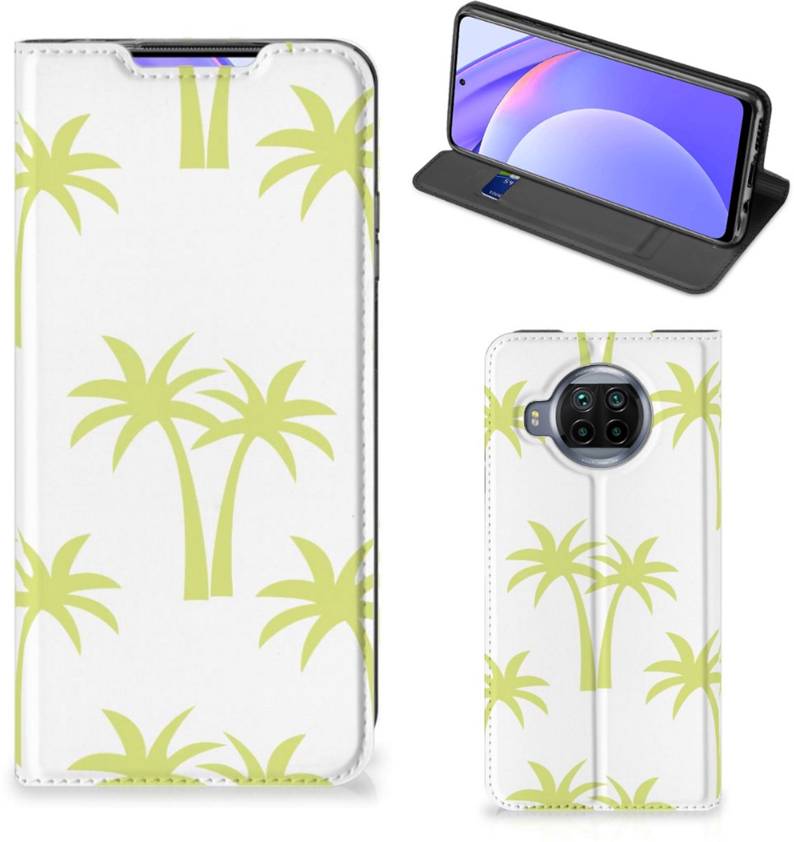 Xiaomi Mi 10T Lite Smart Cover Palmtrees