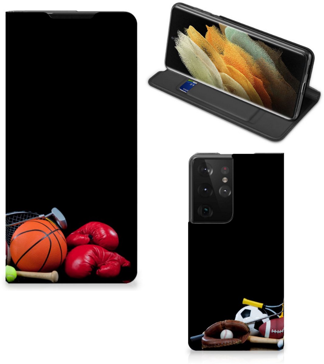 Samsung Galaxy S21 Ultra Hippe Standcase Sports