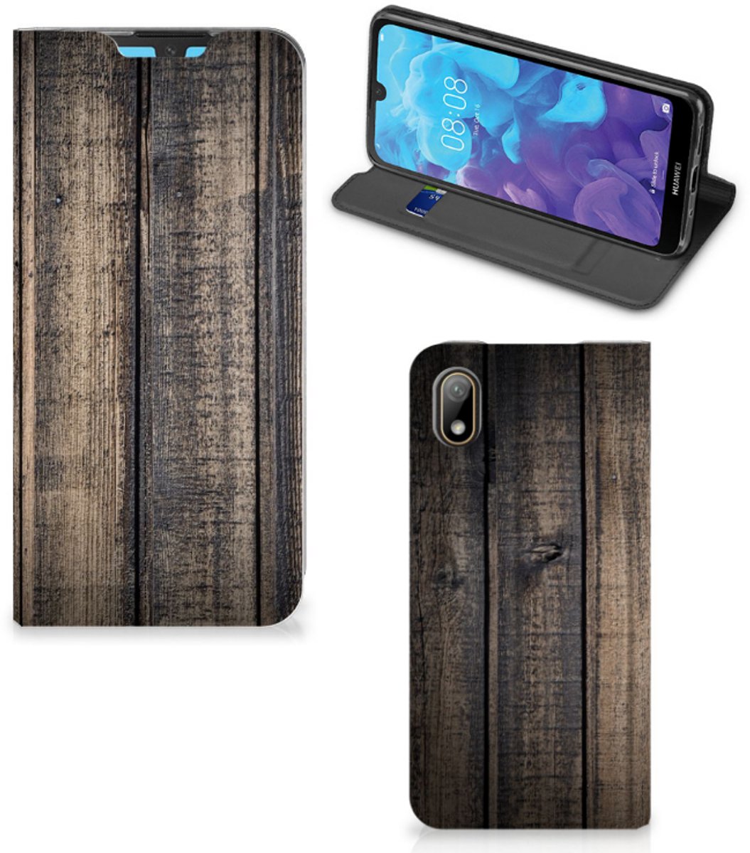 Huawei Y5 (2019) Book Wallet Case Steigerhout