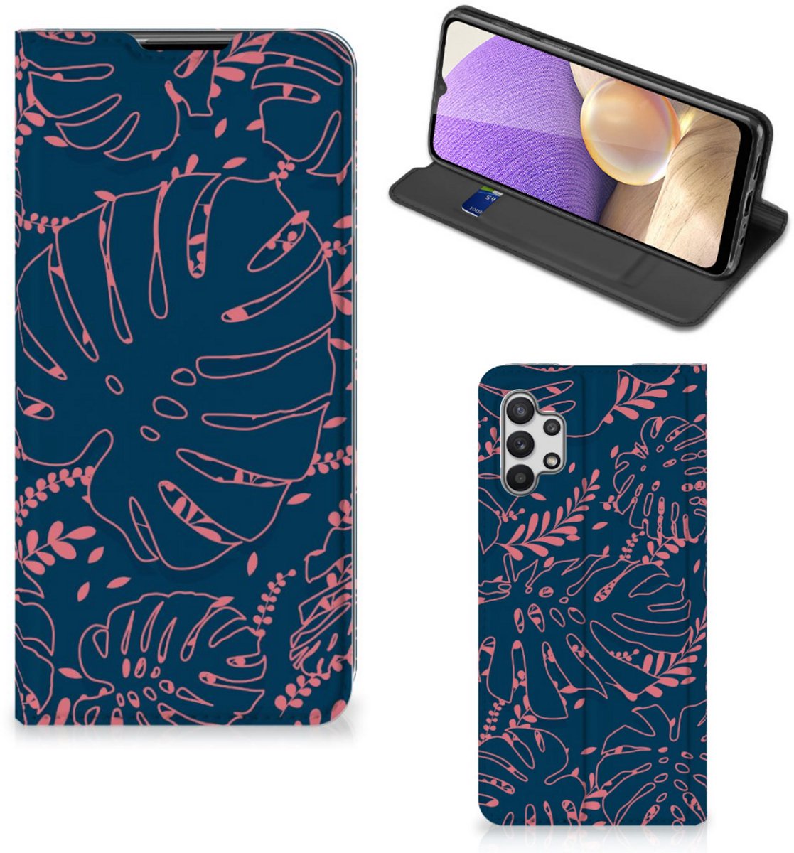 Samsung Galaxy A32 5G Smart Cover Palm Leaves