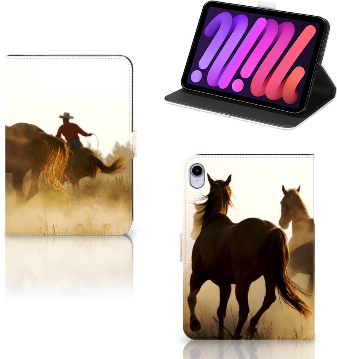 iPad Mini 6 (2021) Flip Case Design Cowboy