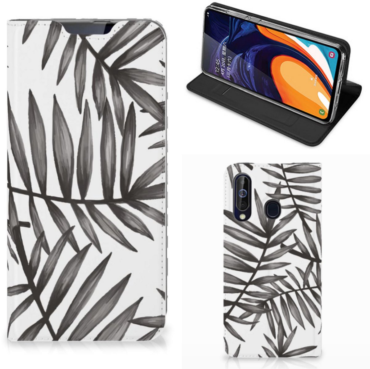 Samsung Galaxy A60 Smart Cover Leaves Grey